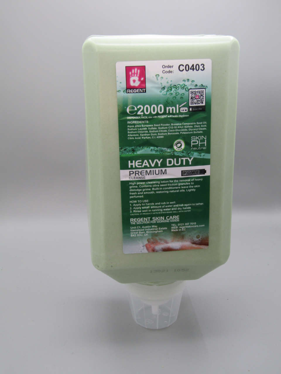 Photo of heavy duty hand cleaner